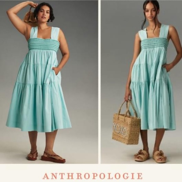 Anthropologie smocked Dress - Picture 2 of 8